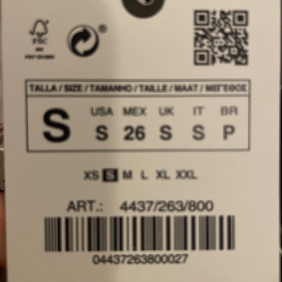 ZARA PRINTED MIDI SKIRT - Picture 5 of 5